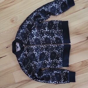 Stella and Dot lace bomber jacket